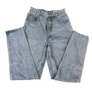 Vintage Lawman Western Premium Denim High Rise  Button Fly Mom Jeans Size 11